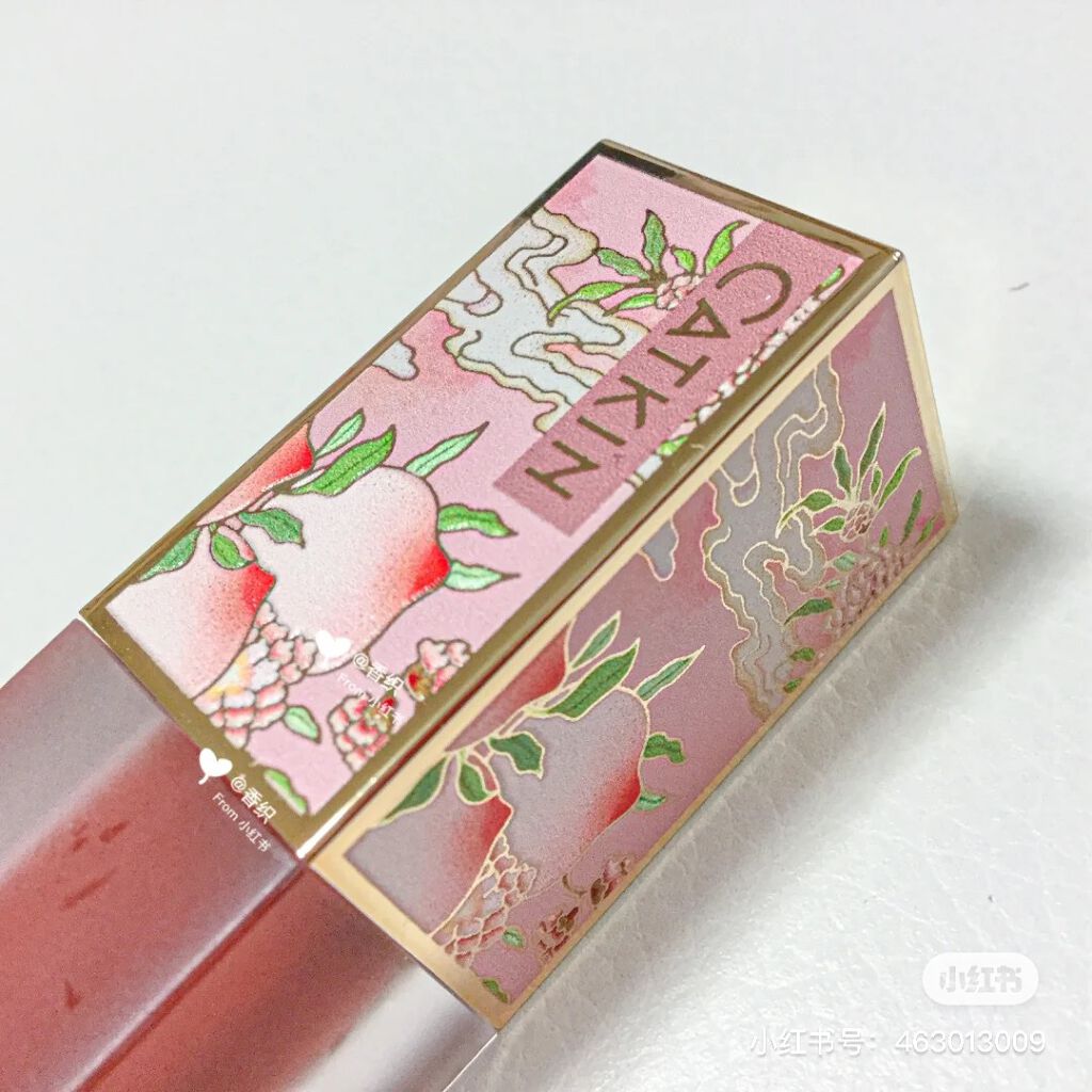 桃源 リキッドリップスティックマット/CATKIN/口紅を使ったクチコミ(2枚目)