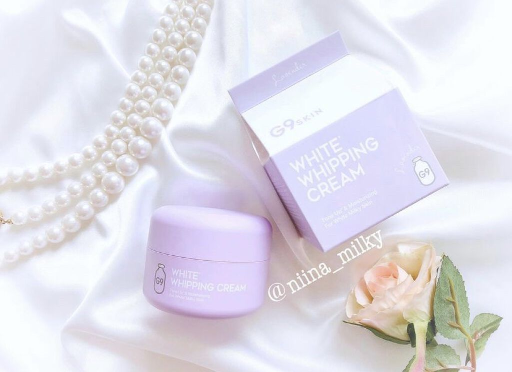 WHITE WHIPPING CREAM(ウユクリーム)/G9SKIN/化粧下地を使ったクチコミ（1枚目）