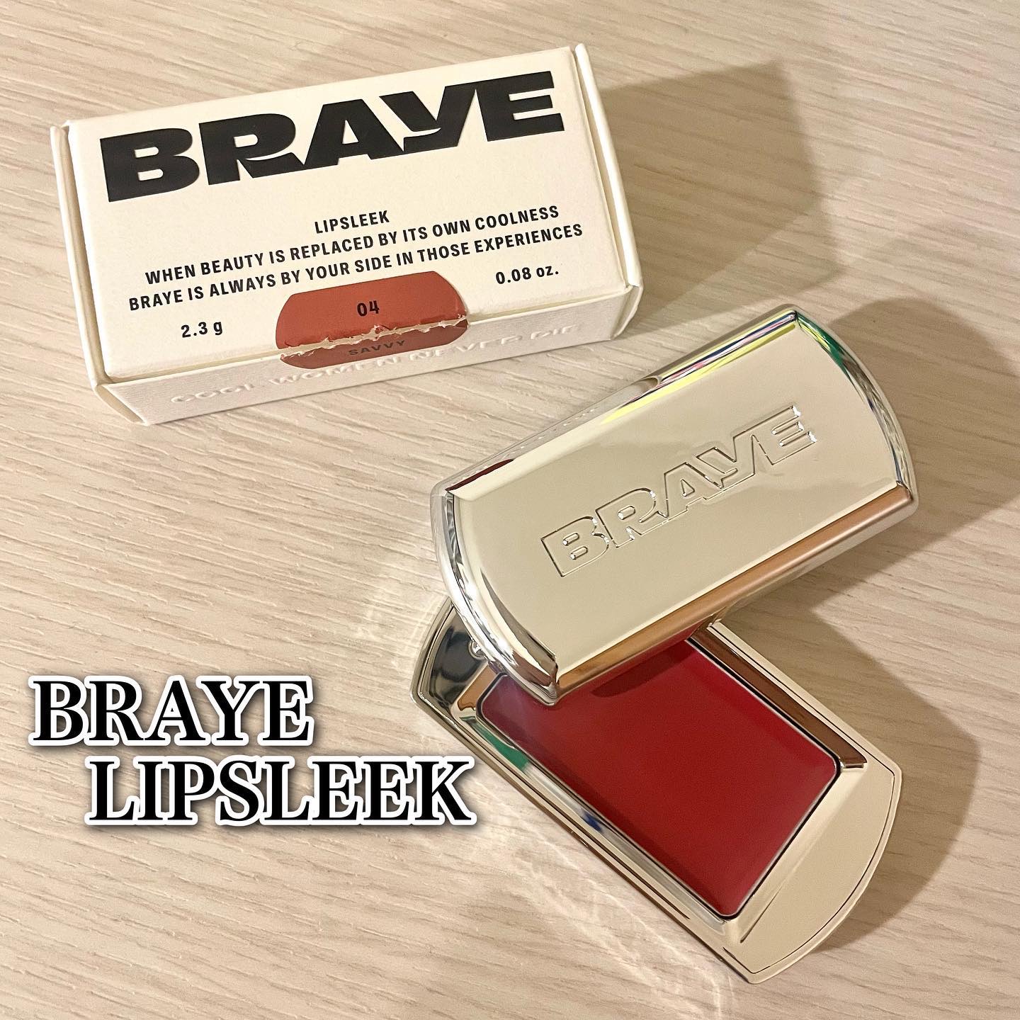 BRAYE LIPSLEEK/BRAYE/口紅を使ったクチコミ（1枚目）