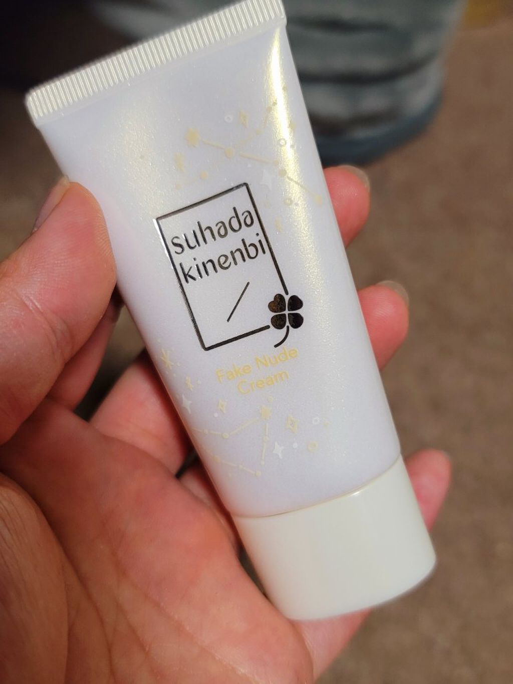 薬用美白 フェイクヌードクリーム ホワイトティーの香り/素肌記念日/化粧下地を使ったクチコミ（1枚目）