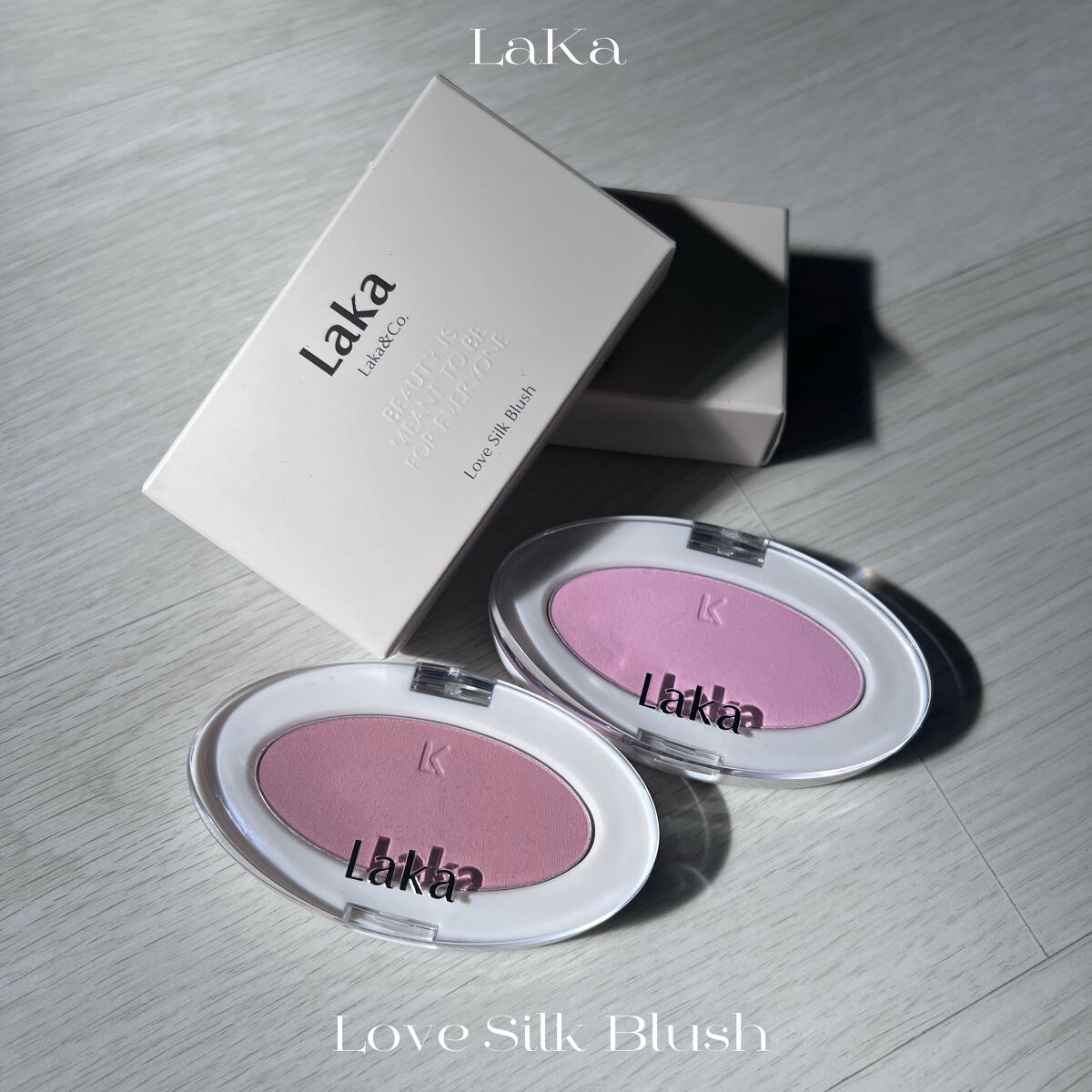 ラブシルクブラッシュ/Laka/パウダーチークを使ったクチコミ（1枚目）