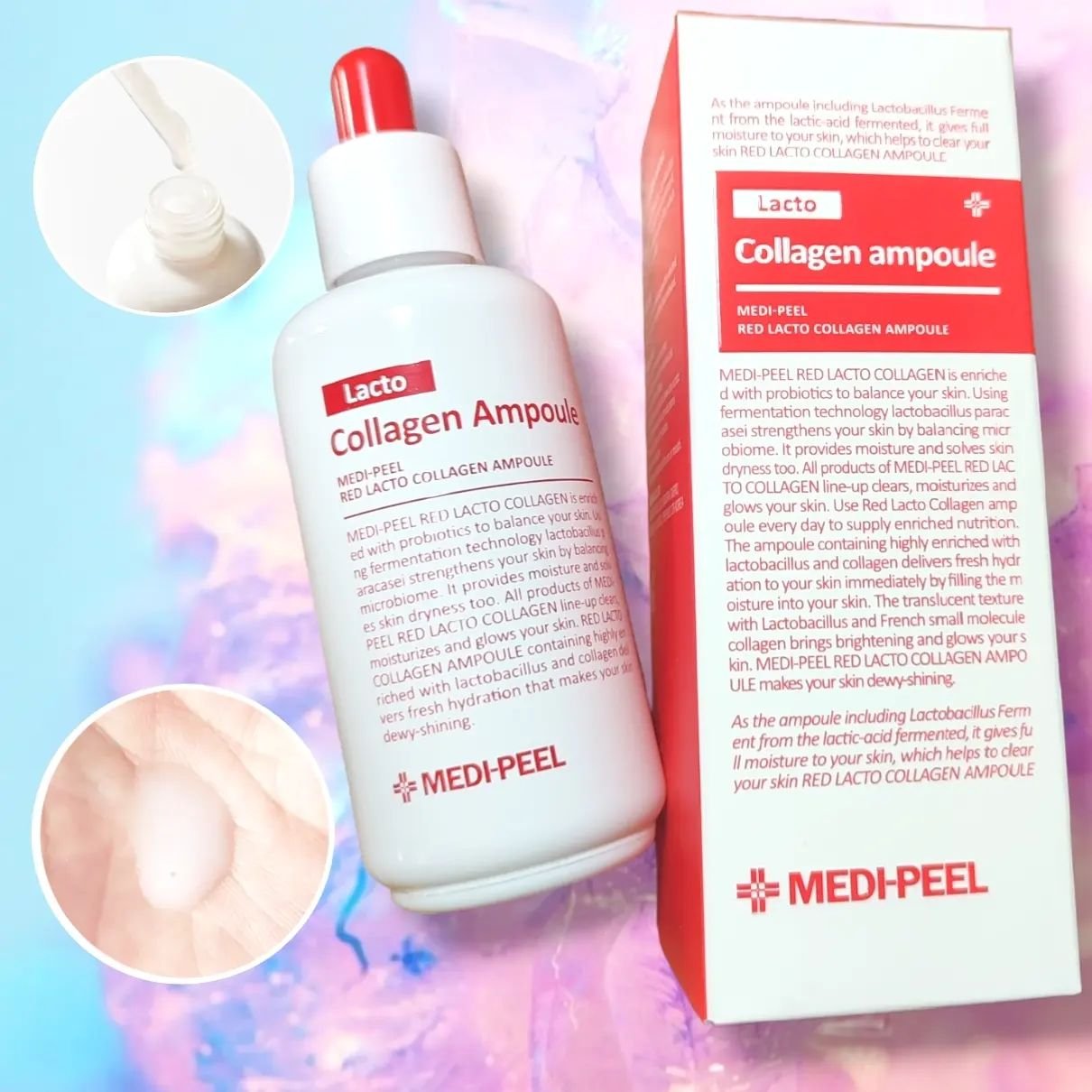 レッドラクトコラーゲンアンプル/MEDIPEEL/美容液を使ったクチコミ（2枚目）