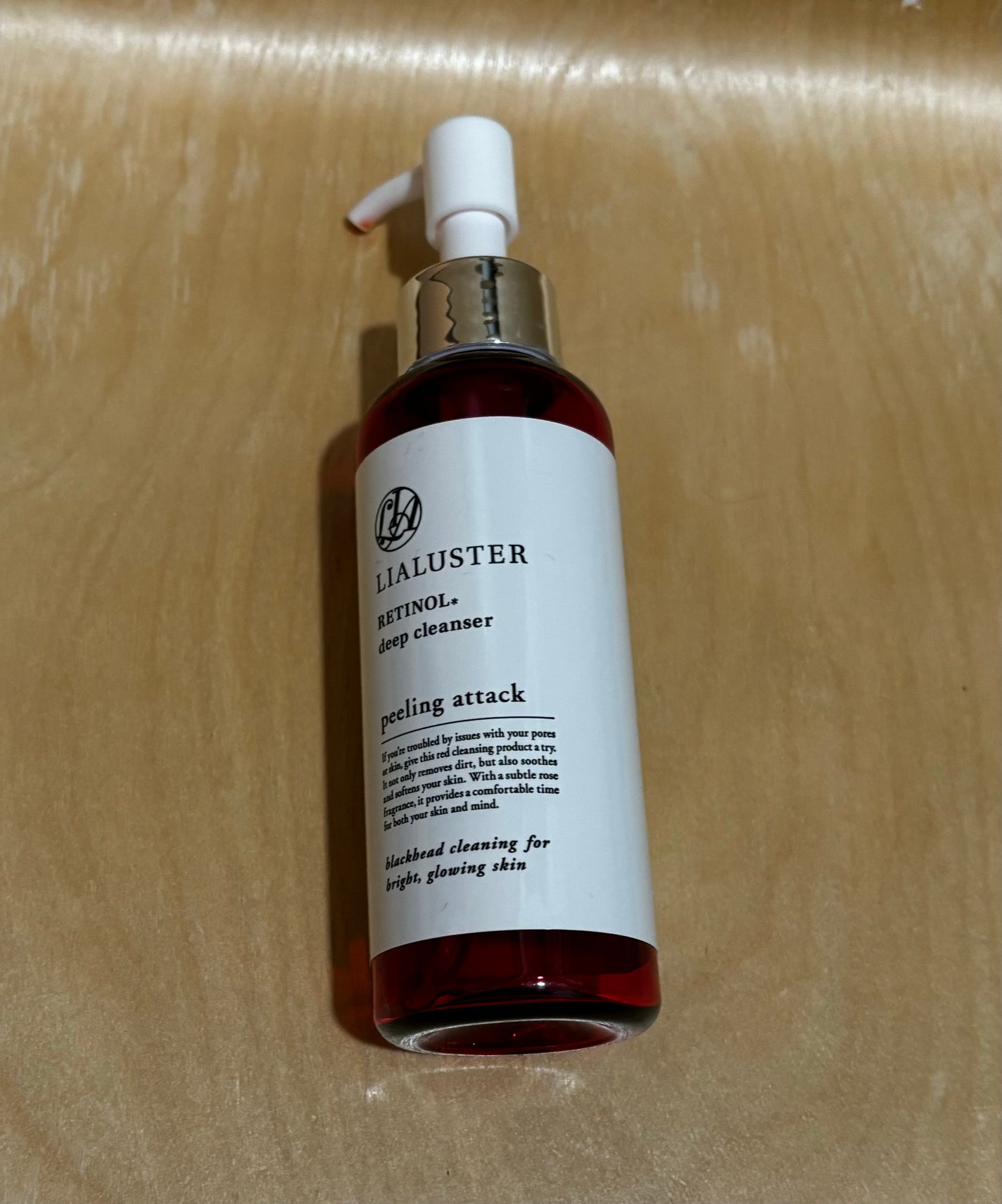 レチノールディープクレンザー/LIALUSTER/その他洗顔料を使ったクチコミ(1枚目)