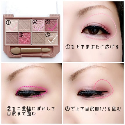 プティパレットアイズ(マットタイプ)/キャンメイク/パウダーアイシャドウを使ったクチコミ(2枚目)