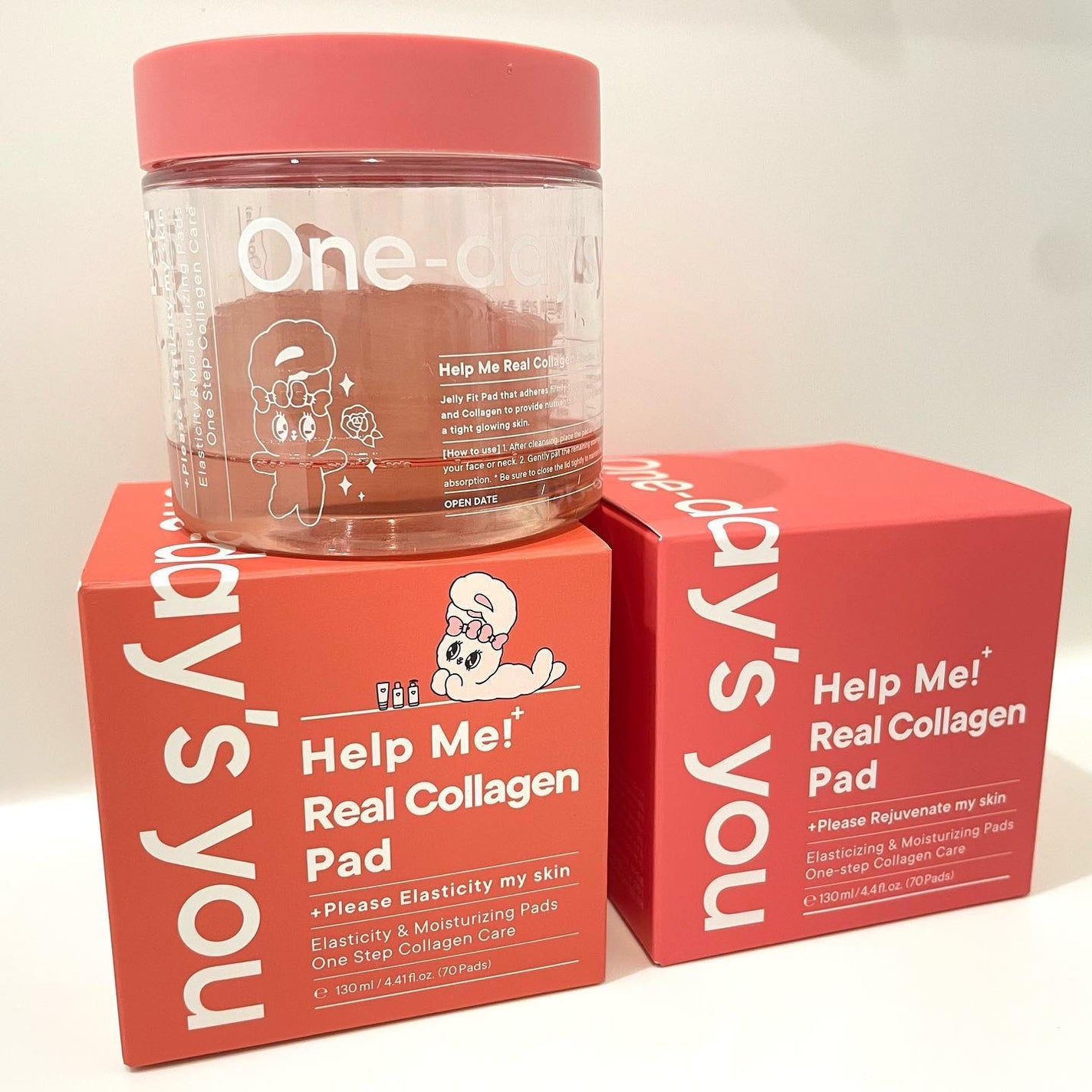 ヘルプミー! リアルコラーゲンパッド/One-day's you/トナーパッドを使ったクチコミ(1枚目)