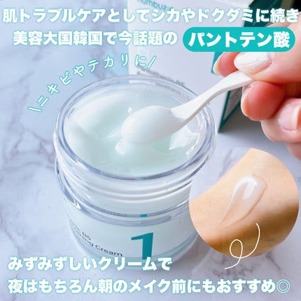 1番 塗るパントテン酸スージングクリーム/numbuzin/フェイスクリームを使ったクチコミ(3枚目)