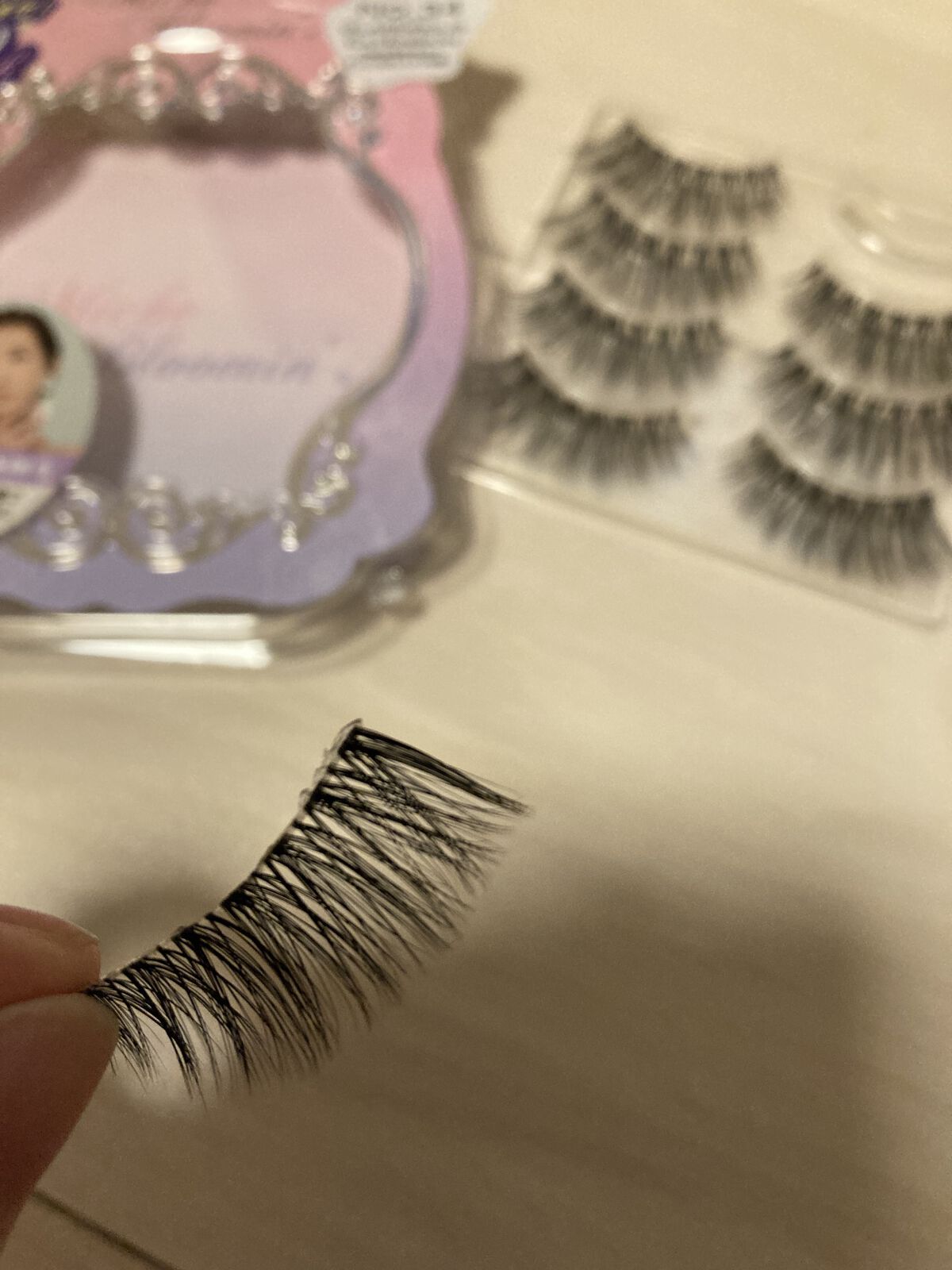 ミッシュブルーミン 3Dアイラッシュライン NO.34 グラマラスエクステンション (リニューアル)/ミッシュブルーミン/つけまつげを使ったクチコミ（2枚目）