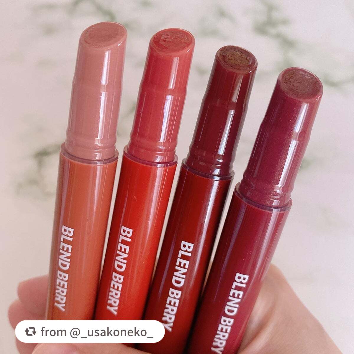 ブレンドベリー リップバルーン/BLEND BERRY/口紅を使ったクチコミ(5枚目)