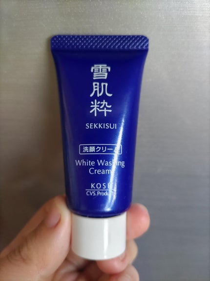 ホワイト洗顔クリーム/雪肌粋/洗顔フォームを使ったクチコミ(1枚目)