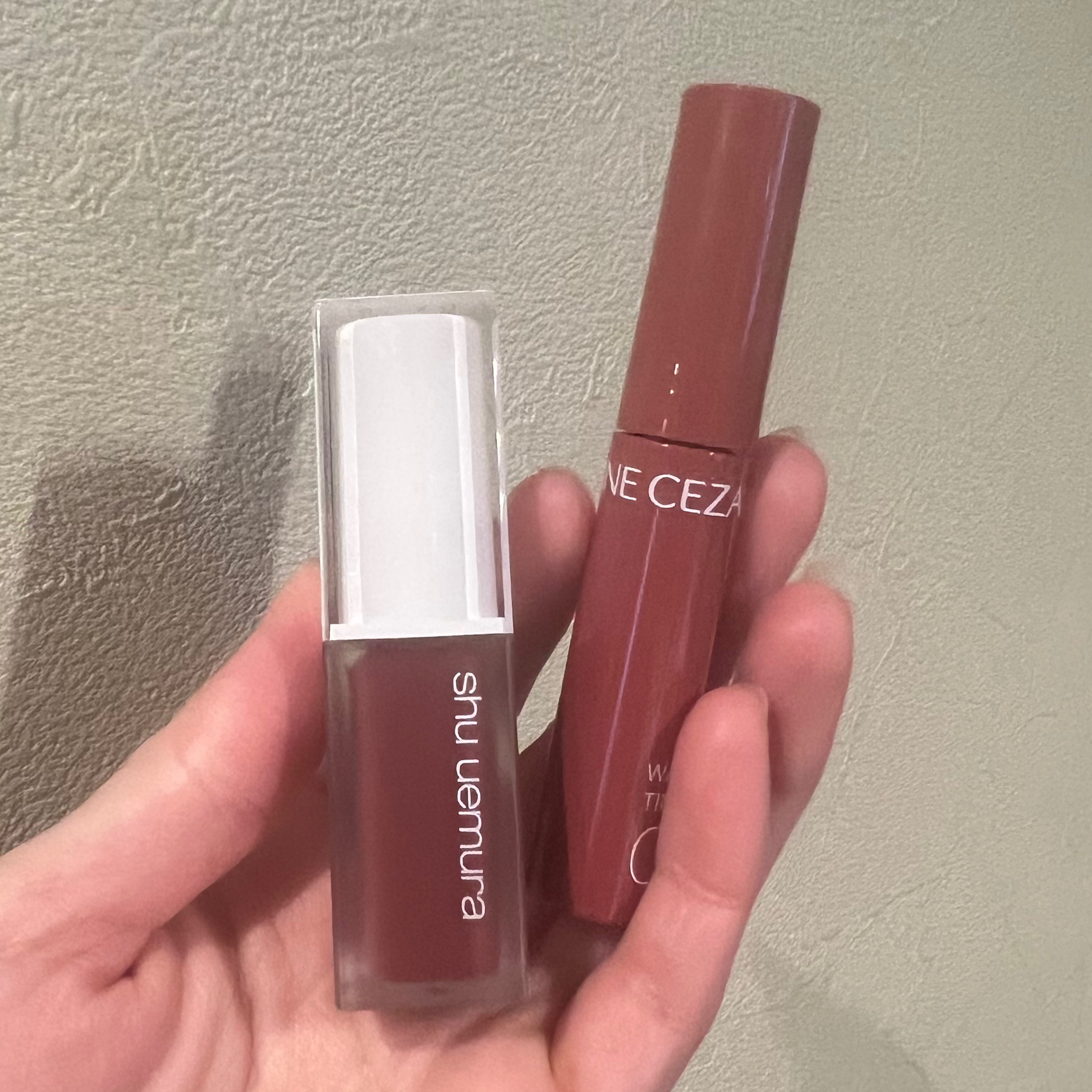 キヌケアグローアップ/shu uemura/口紅を使ったクチコミ（2枚目）