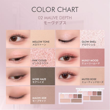 レイヤーブレンディングアイパレット/LUNA/アイシャドウパレットを使ったクチコミ(5枚目)