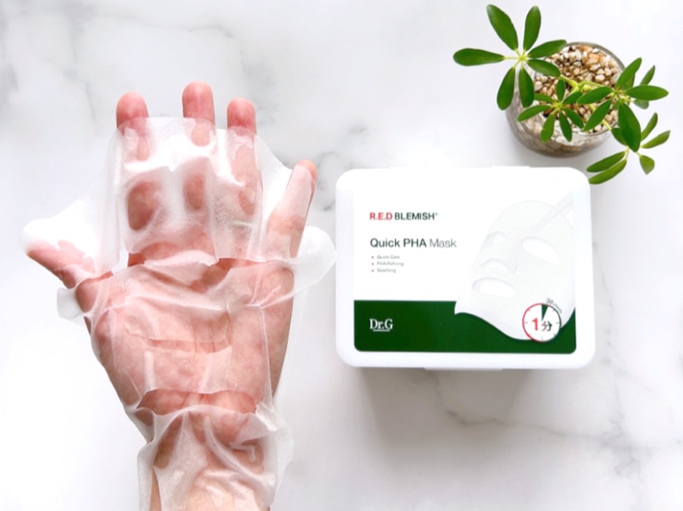 レッドブレミッシュクイックPHAシートマスク/Dr.G/シートマスク・パックを使ったクチコミ（3枚目）
