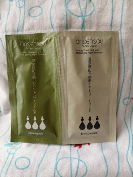 温泉藻配合頭皮ケアシャンプー/トリートメント/ONSENSOU/市販シャンプーを使ったクチコミ(1枚目)