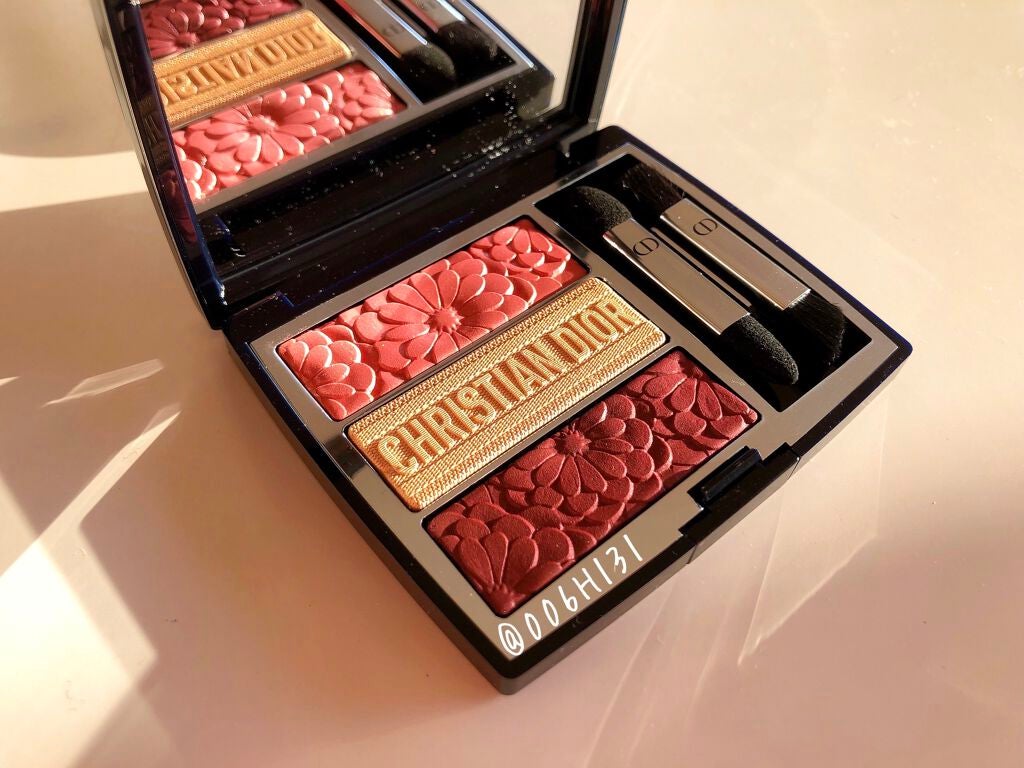 トリオ ブリック パレット<ピュア グロウ>/Dior/アイシャドウパレットを使ったクチコミ(2枚目)