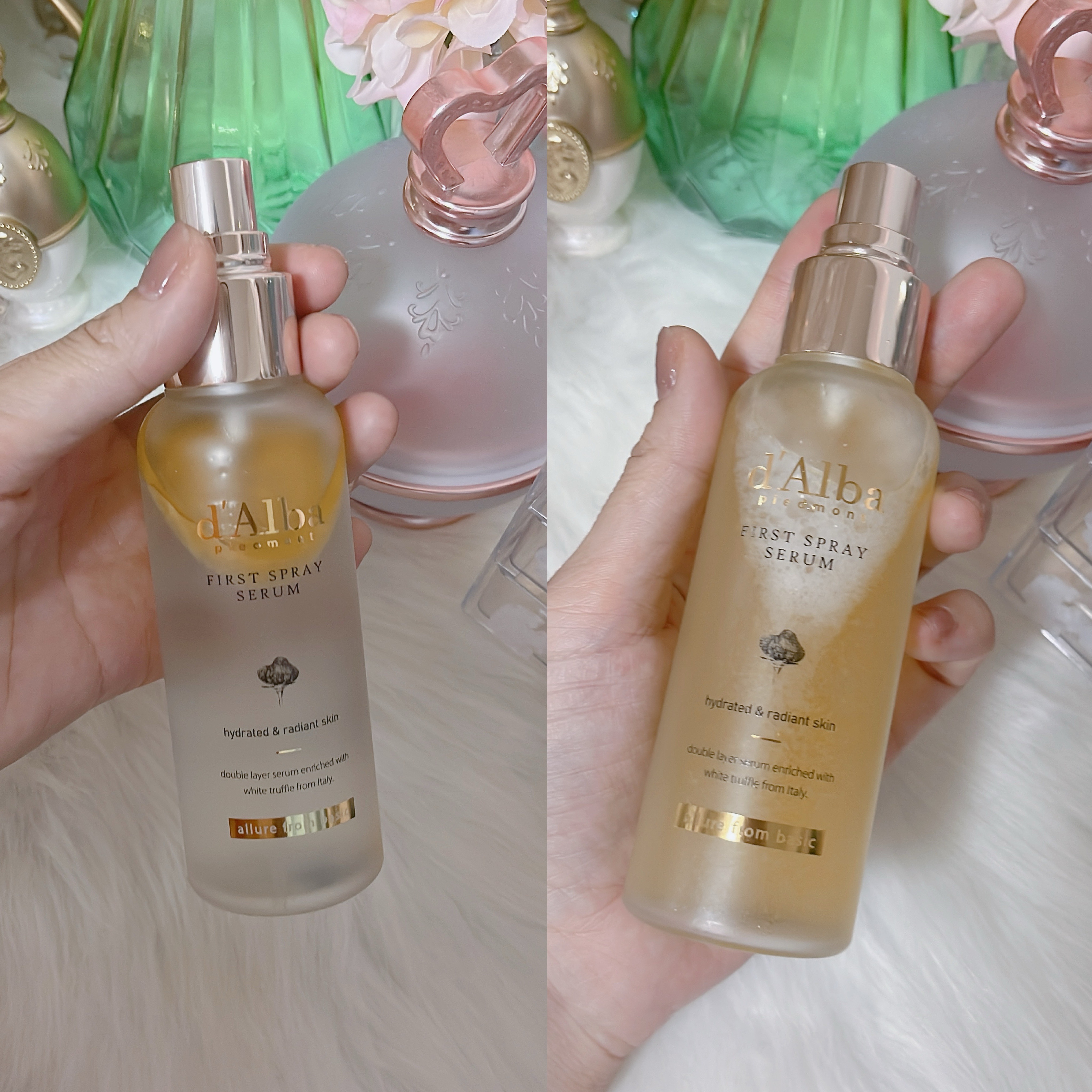 ダルバ ホワイトトリュフファーストスプレーセラム/ダルバ/ミスト状化粧水を使ったクチコミ（2枚目）