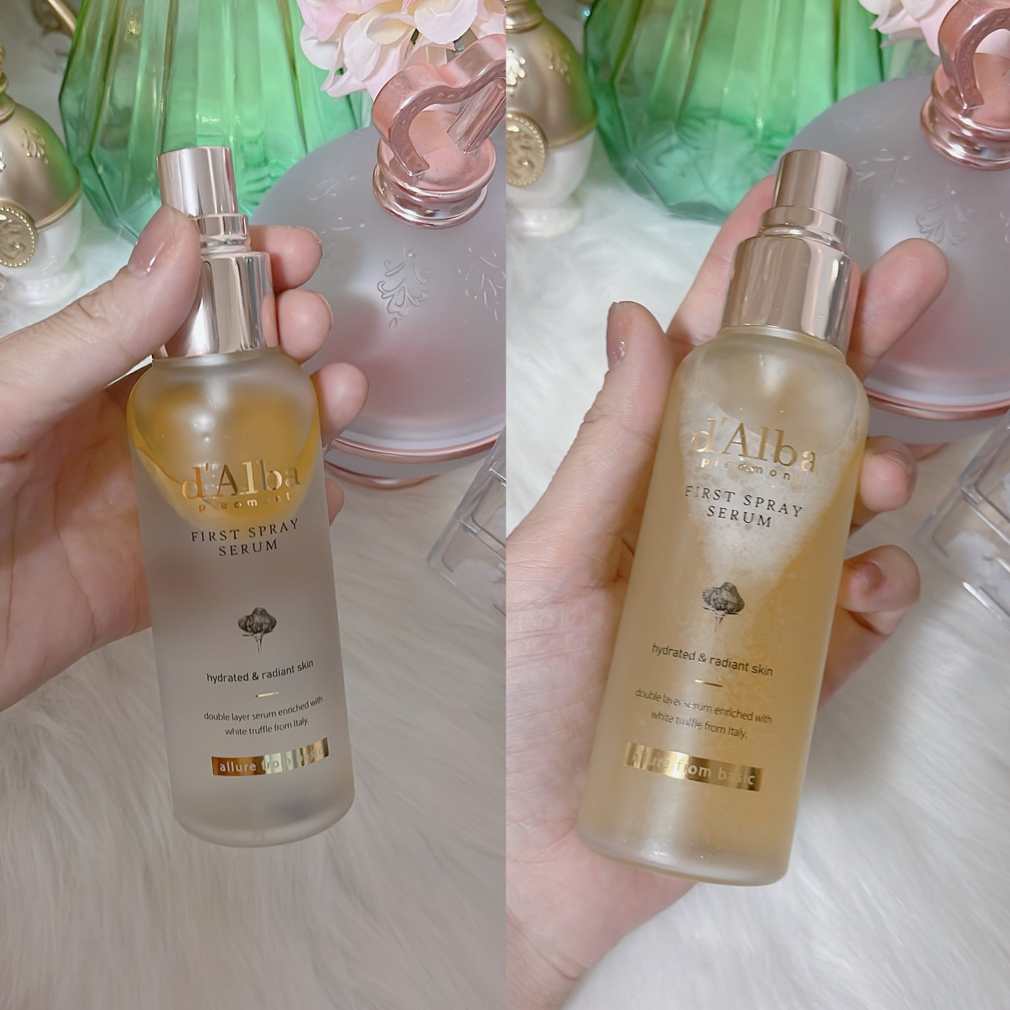ダルバ ホワイトトリュフファーストスプレーセラム/ダルバ/ミスト状化粧水を使ったクチコミ(2枚目)