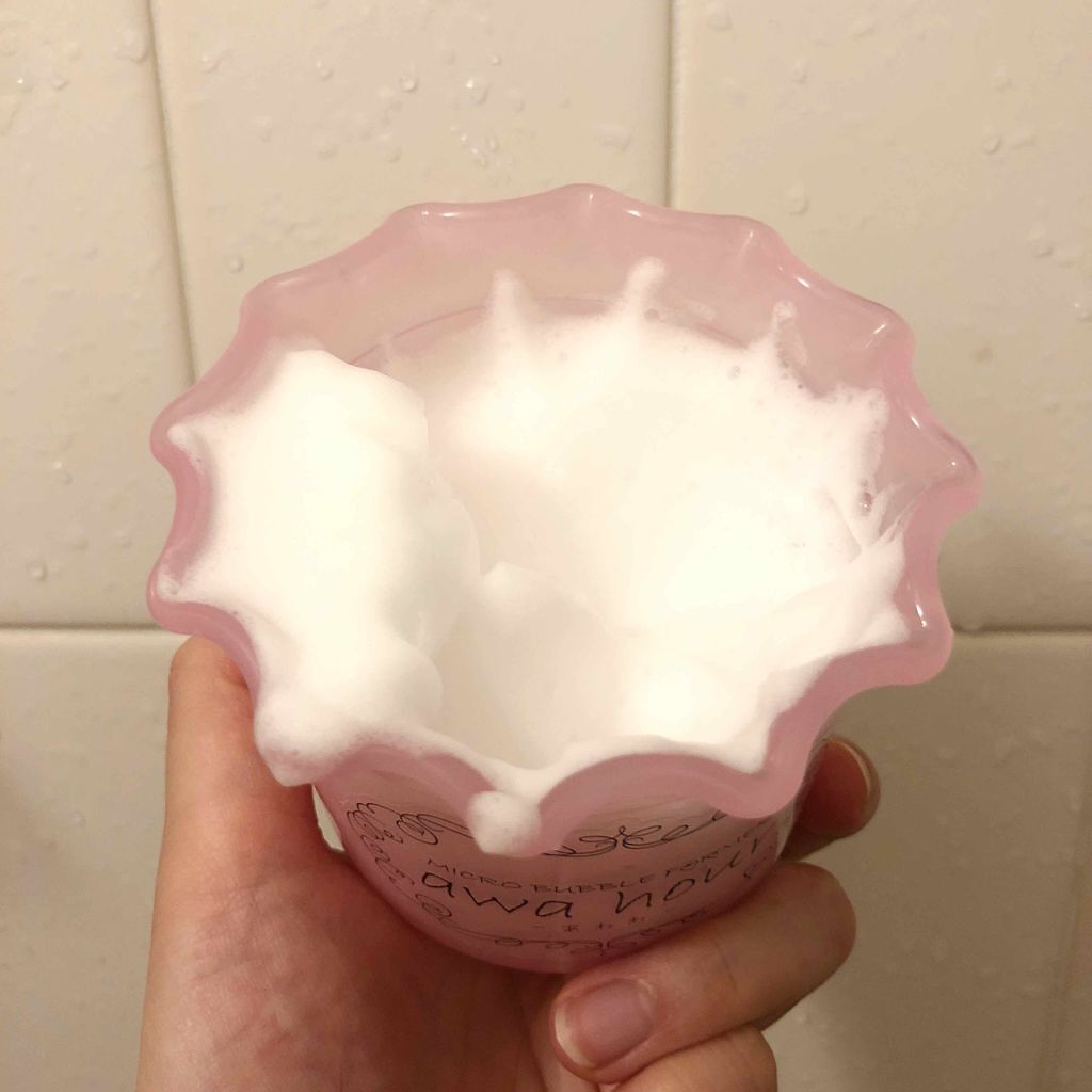 マイクロバブルフォーマーあわわ/awahour/その他スキンケアグッズを使ったクチコミ(2枚目)