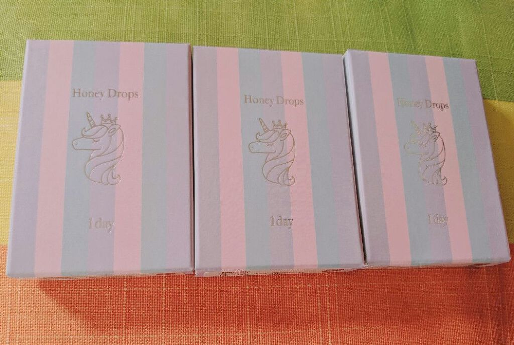 ハニードロップス ユニコーンシリーズ/HONEY DROPS/カラーコンタクトレンズを使ったクチコミ（1枚目）