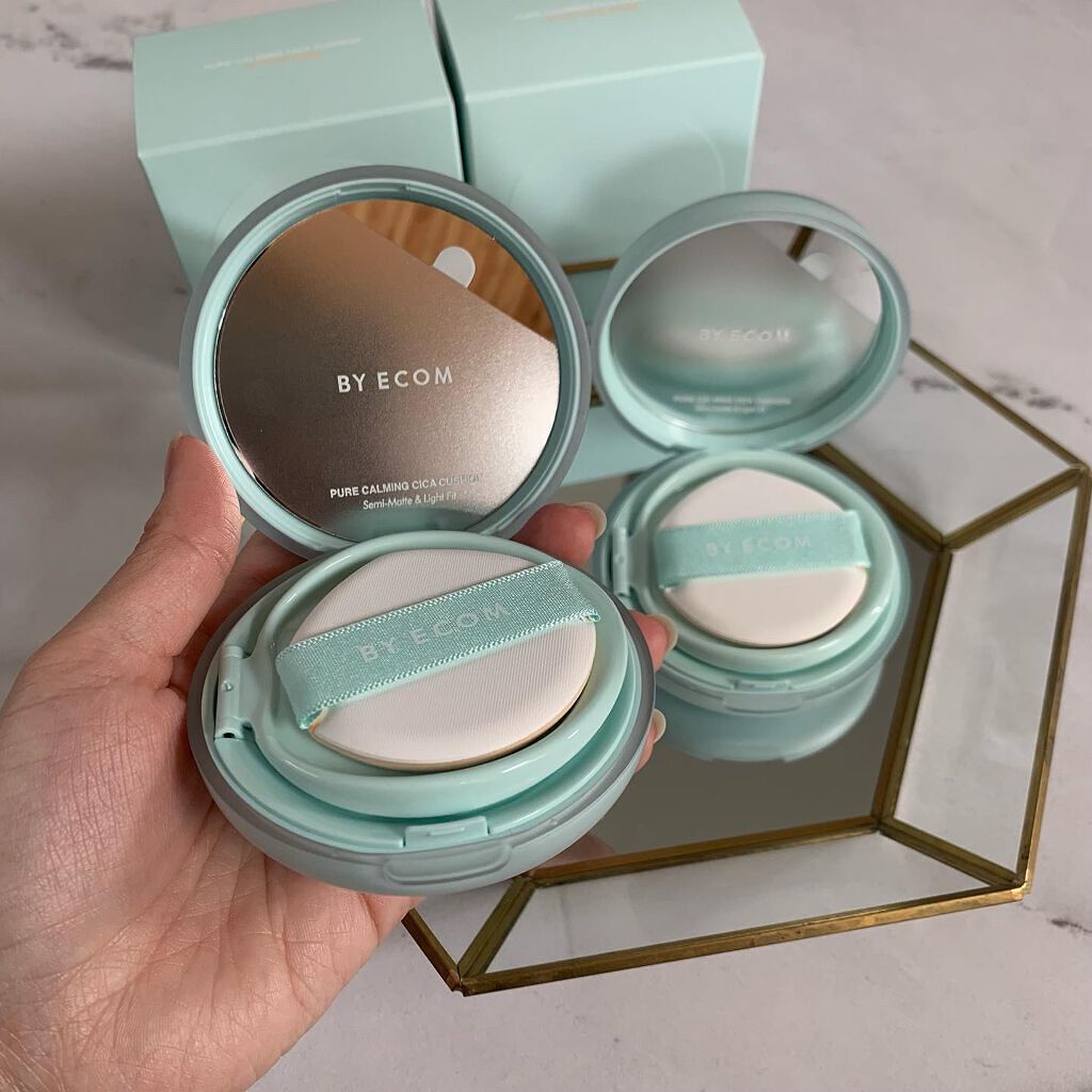 ピュアカーミングシカ クッションファンデーション/BY ECOM/クッションファンデーションを使ったクチコミ(3枚目)