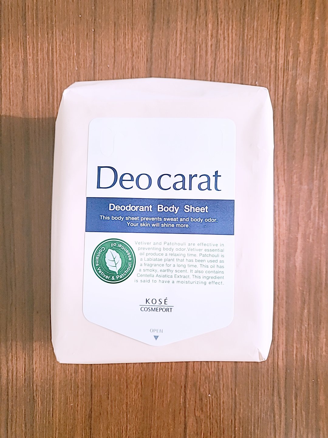 デオカラット 薬用デオドラント ボディシート/デオカラット/ボディシートを使ったクチコミ（2枚目）