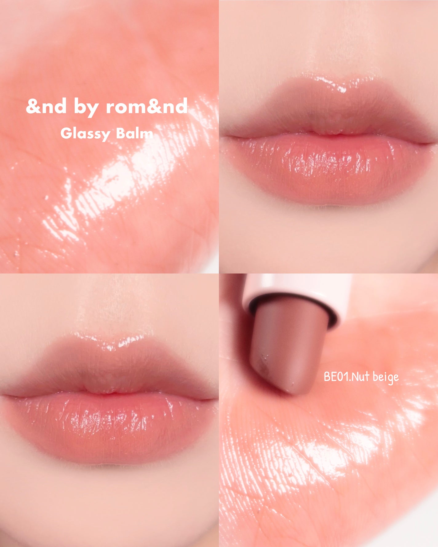 アンドバイロムアンド グラッシーバーム/&nd by rom&nd/口紅を使ったクチコミ(3枚目)
