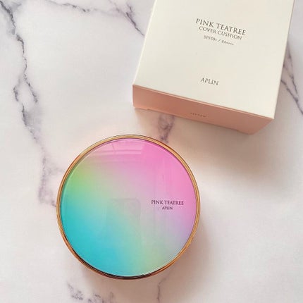 ピンクティーツリーカバークッション/APLIN/クッションファンデーションを使ったクチコミ(1枚目)