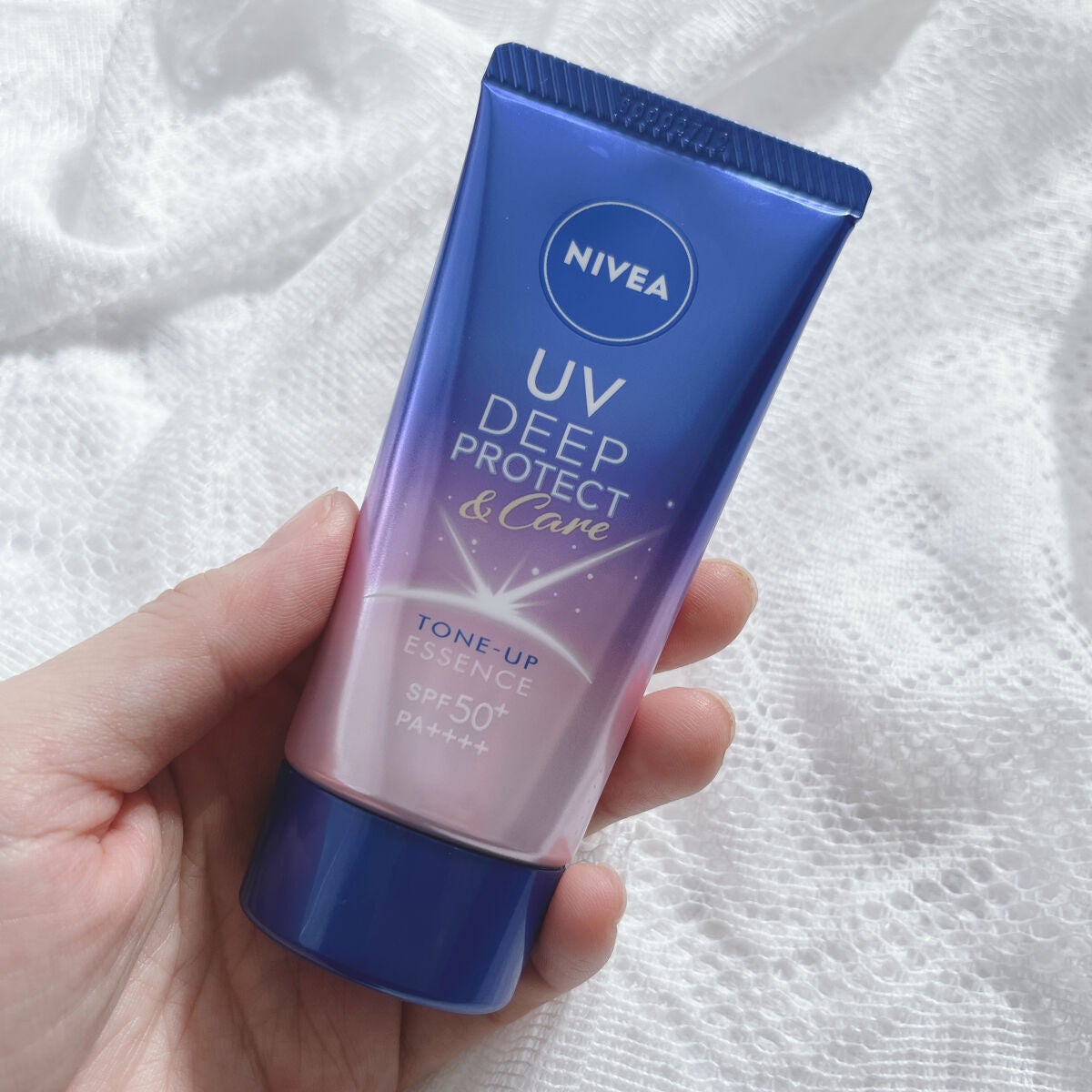 ニベアUV ディープ プロテクト&ケア トーンアップ エッセンス/ニベア/日焼け止めローションを使ったクチコミ(2枚目)