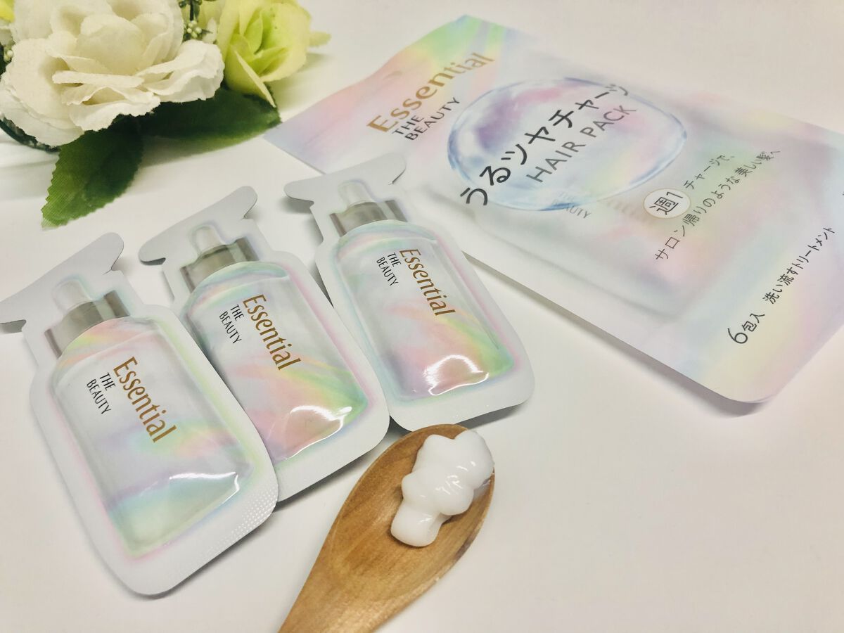 ザビューティ うるツヤチャージヘアパック/エッセンシャル/ヘアマスク・ヘアパックを使ったクチコミ（3枚目）