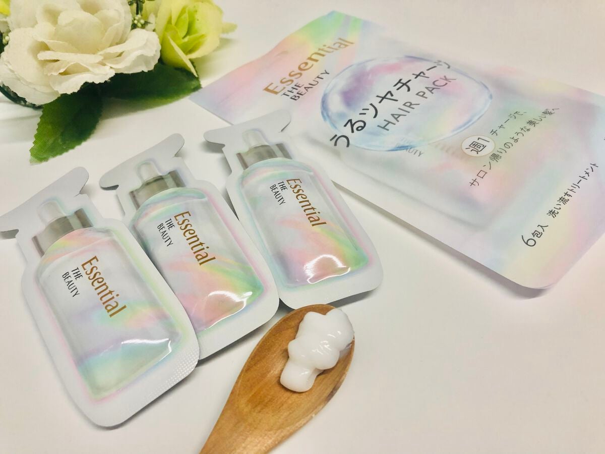 ザビューティ うるツヤチャージヘアパック/エッセンシャル/ヘアマスク・ヘアパックを使ったクチコミ(3枚目)