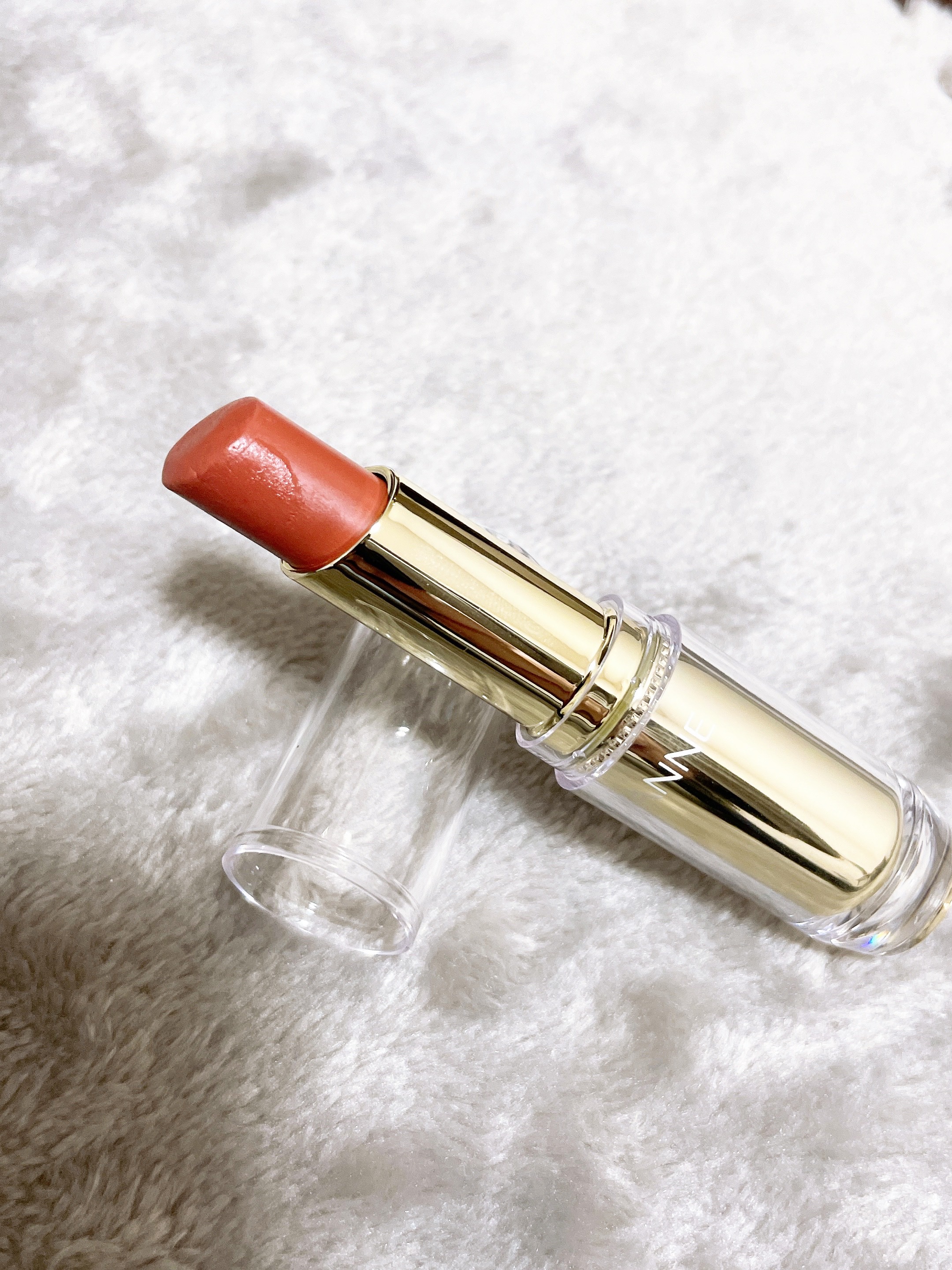 ラスティンググロスリップ/CEZANNE/口紅を使ったクチコミ（3枚目）