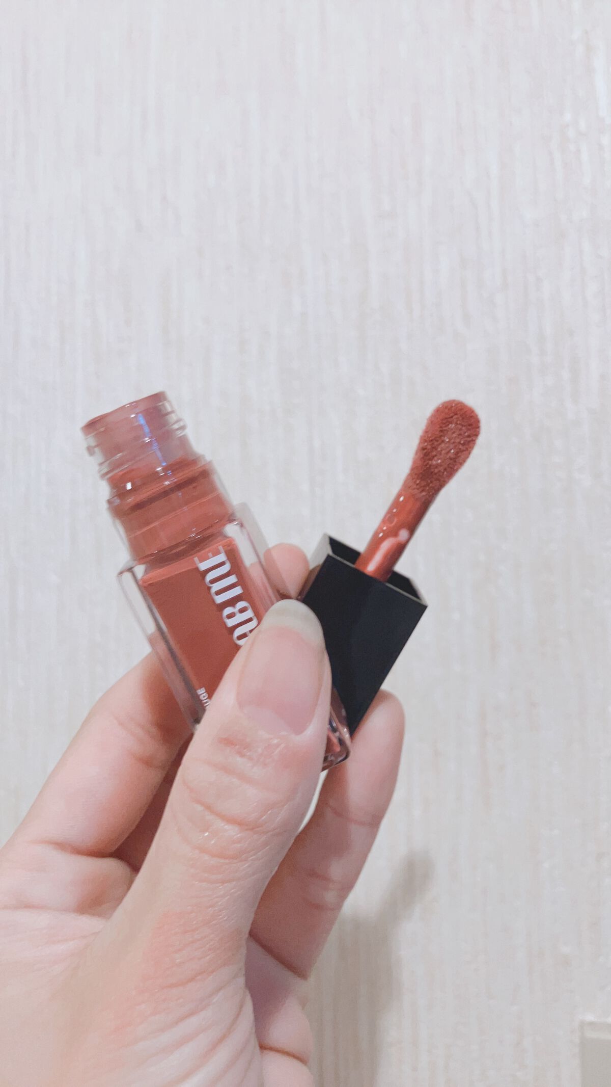 エナメルグロールージュ 03 ロージュメアリー/GAB ME/口紅を使ったクチコミ（3枚目）