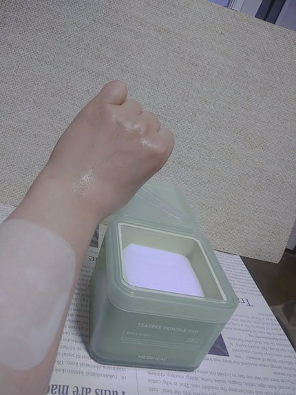 ウォーターマイド トナーパッド/MEDIHEAL/トナーパッドを使ったクチコミ(2枚目)