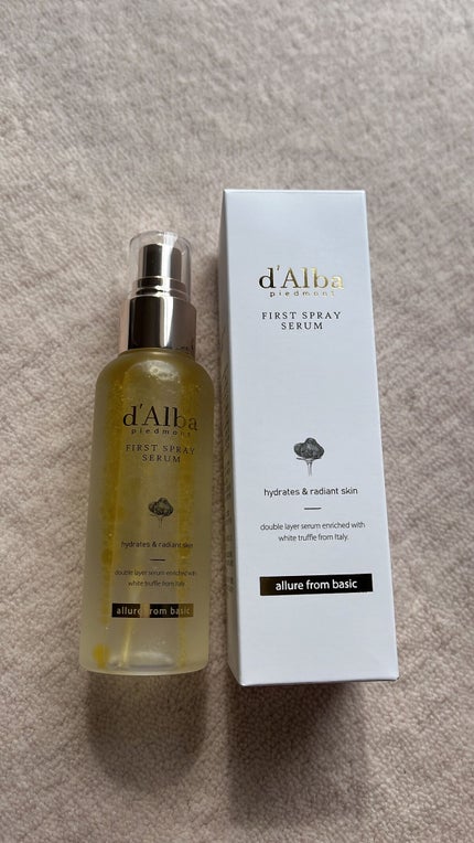 ダルバ ホワイトトリュフファーストスプレーセラム/ダルバ/ミスト状化粧水を使ったクチコミ(2枚目)