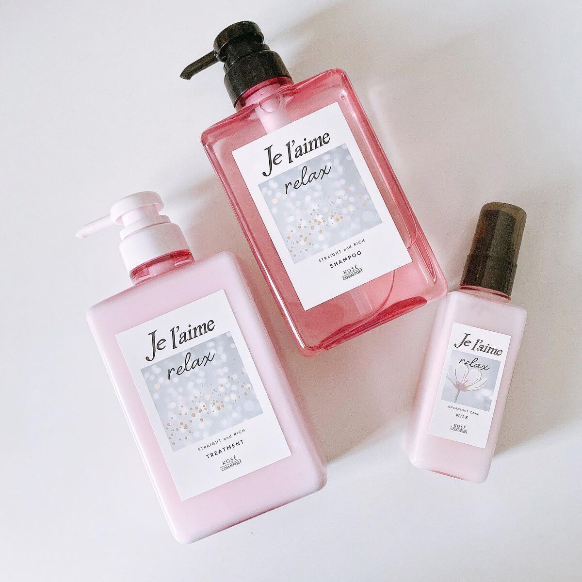 リラックス シャンプー/ヘアコンディショナー(ストレート&スリーク)/Je l'aime/市販シャンプーを使ったクチコミ(1枚目)