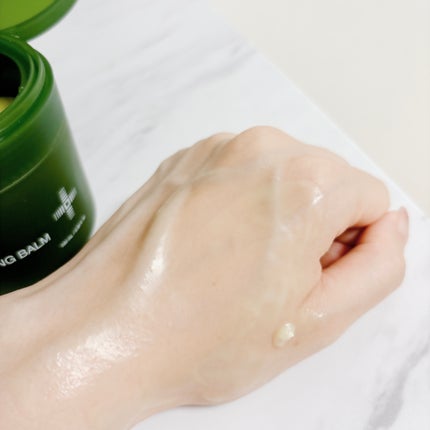 グリーンディープポアクレンジングバーム/Dr.G/クレンジングバームを使ったクチコミ(4枚目)