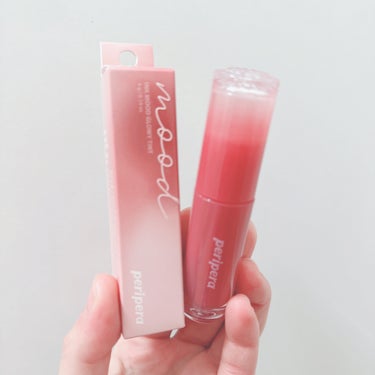 PERIPERA インク ムード グロイ ティントのクチコミ「Qoo10で900円しないくらいで購入しました。
今メガ割で800円以下で買えるので損しました.....」（1枚目）