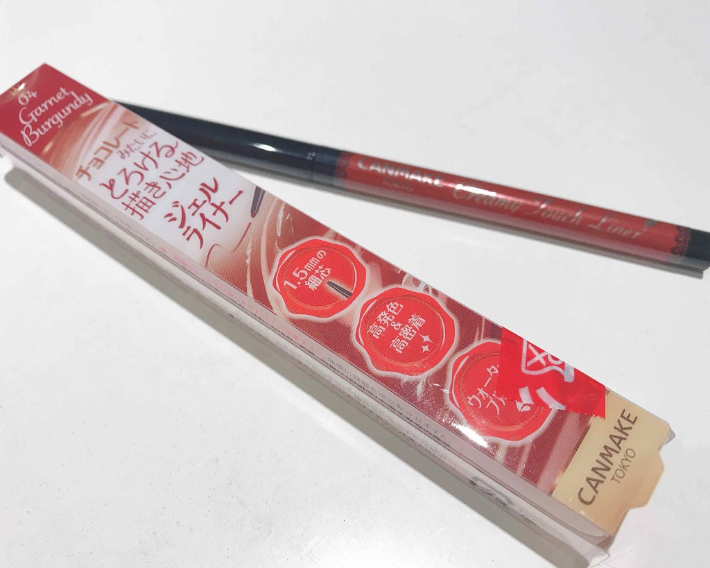 クリーミータッチライナー/キャンメイク/ジェルアイライナーを使ったクチコミ(1枚目)