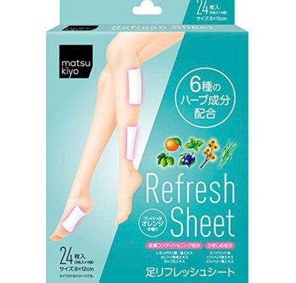 足リフレッシュシート/matsukiyo/レッグ・フットケアを使ったクチコミ(1枚目)
