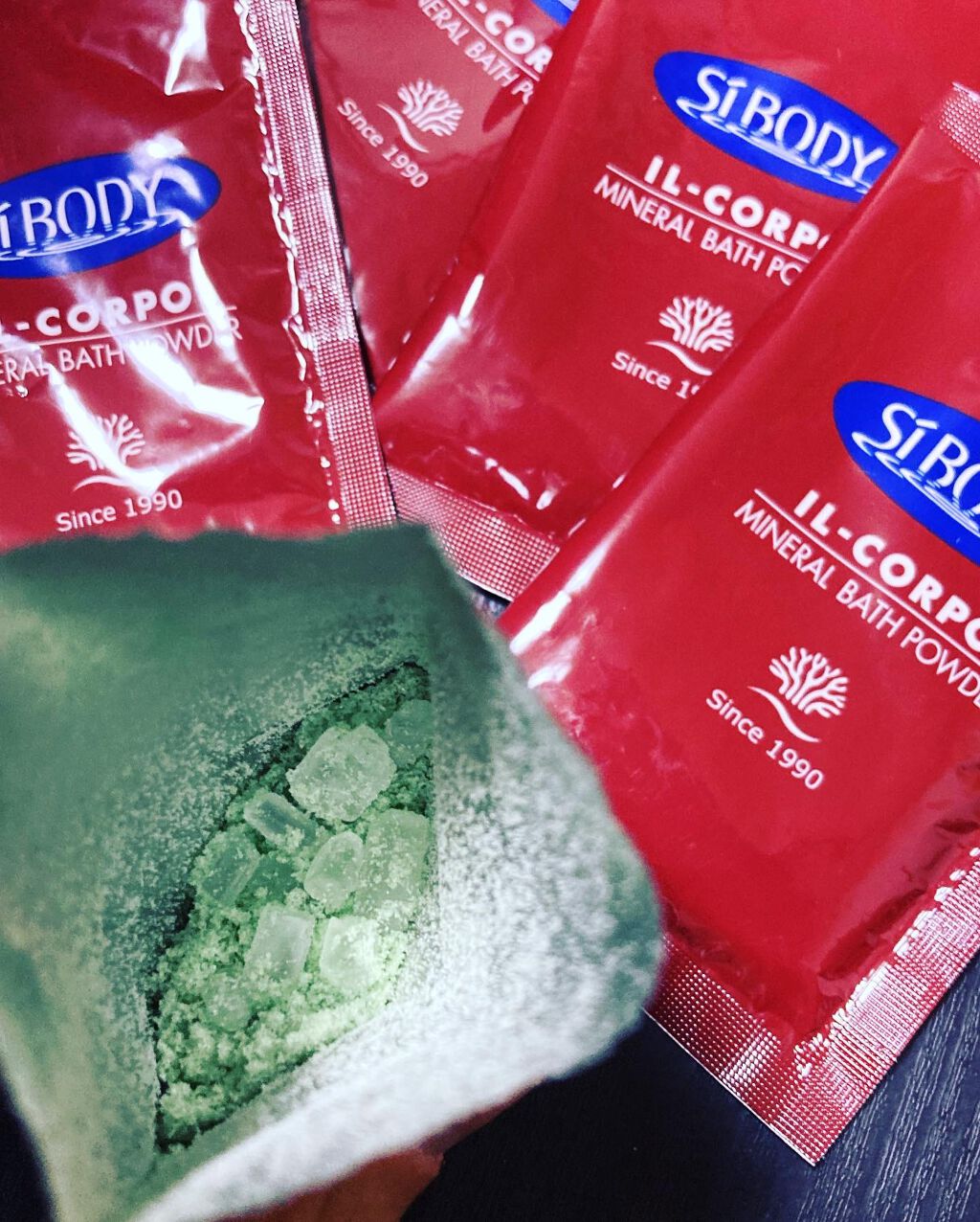 ミネラルバスパウダーオリジナル/イルコルポ/無機塩系入浴剤を使ったクチコミ(2枚目)