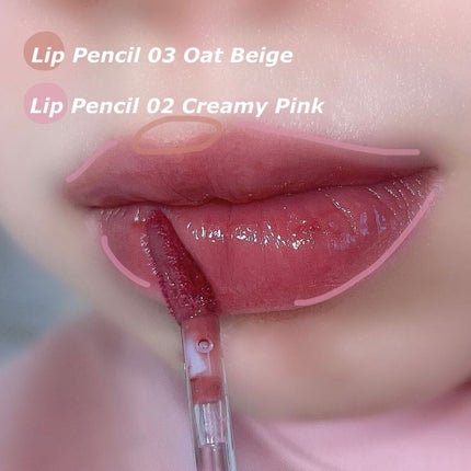 ドットオンムードピュアグロウティント/Heart Percent/リップティントを使ったクチコミ(5枚目)