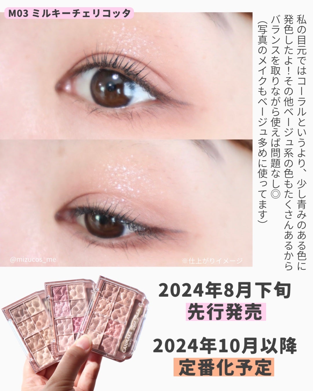 プティパレットアイズ(マットタイプ)/キャンメイク/パウダーアイシャドウを使ったクチコミ(5枚目)