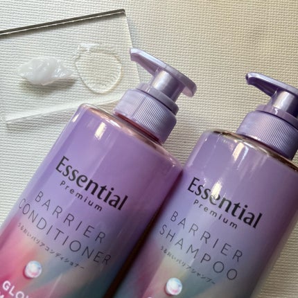 エッセンシャル プレミアム うるおいバリアシャンプー/コンディショナー グロウ&モイスト/エッセンシャル/市販シャンプーを使ったクチコミ(2枚目)