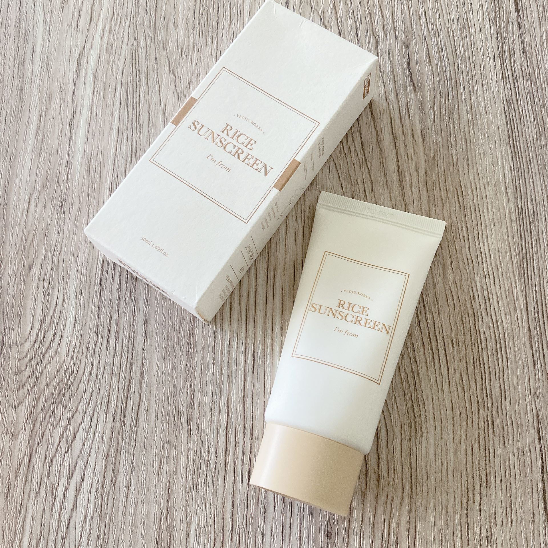 ライスサンスクリーン/I'm from/日焼け止めクリームを使ったクチコミ（2枚目）