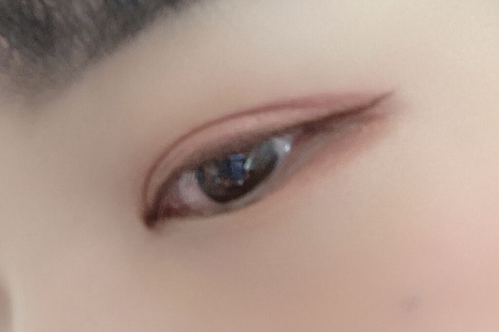 リアルストロングアイライナー24hWP RB レトロブラウン/K-パレット/リキッドアイライナーを使ったクチコミ（2枚目）