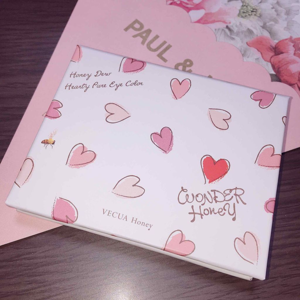 ワンダーハニー 恋するピュアアイズ やさしく見つめて/VECUA Honey/アイシャドウパレットを使ったクチコミ(1枚目)