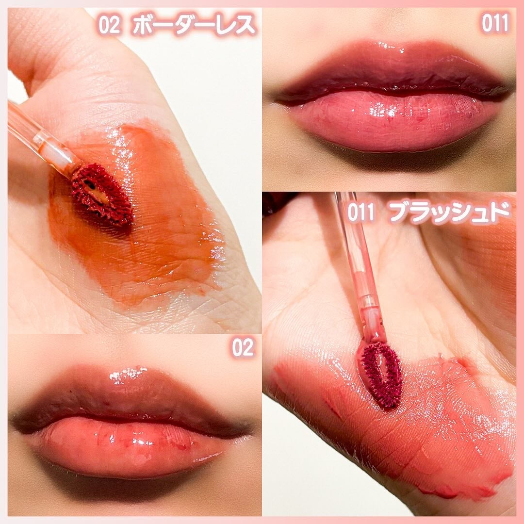 ムードインハンサーウォーターリキッドグロウ/hince/口紅を使ったクチコミ(3枚目)