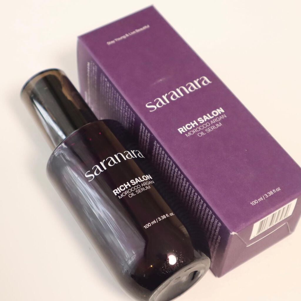 リッチサロン モロッコアルガンオイルセラム/SARANARA/ヘアオイルを使ったクチコミ（2枚目）