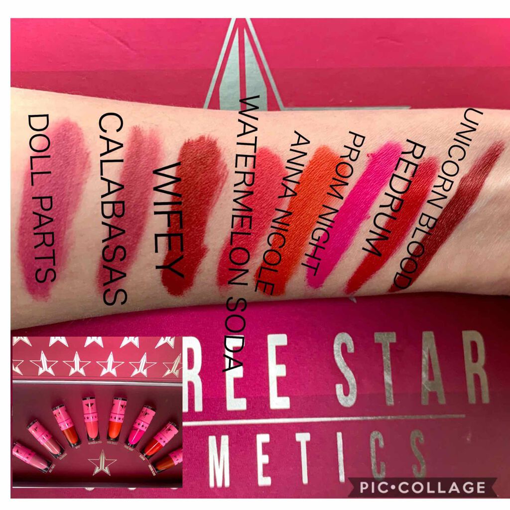 Velour liquid lip stick/Jeffree Star Cosmetics/口紅を使ったクチコミ(1枚目)