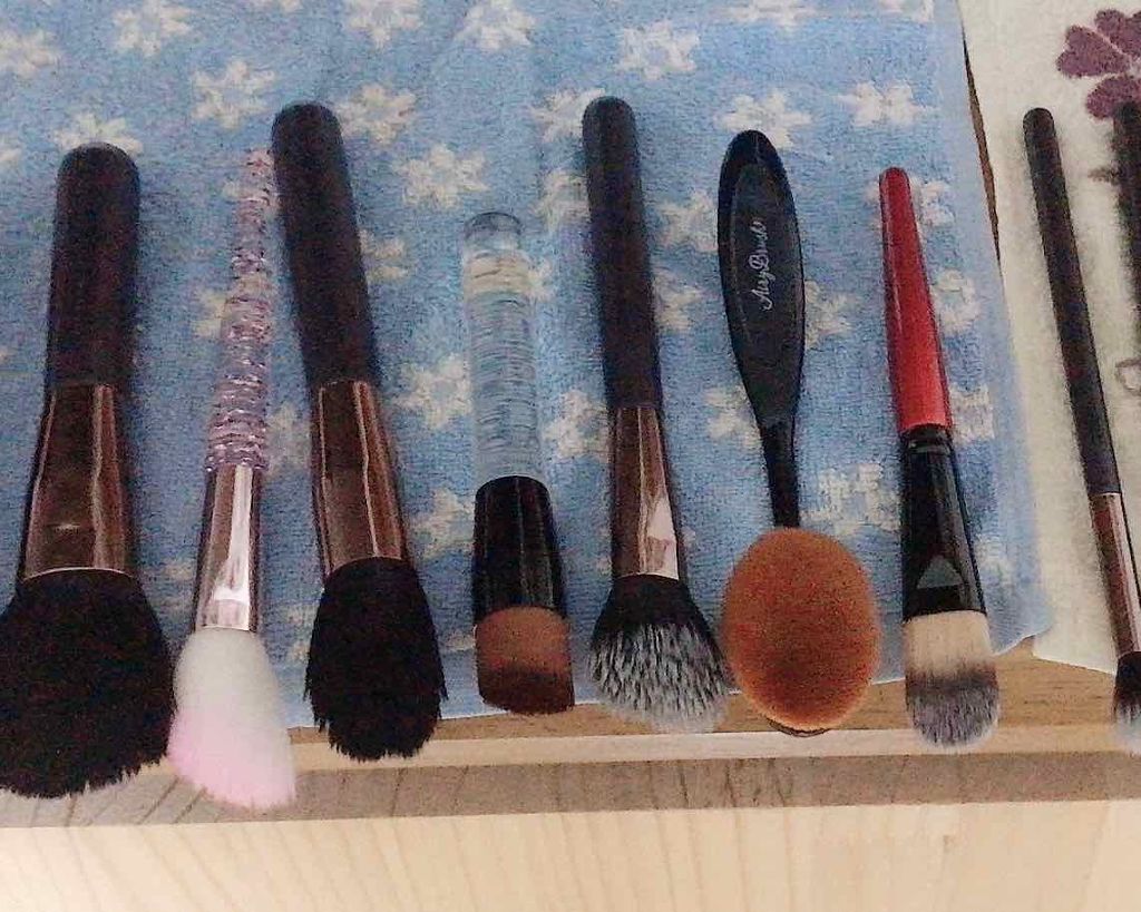 15本メイクブラシセット/SIXPLUS/メイクブラシを使ったクチコミ（2枚目）