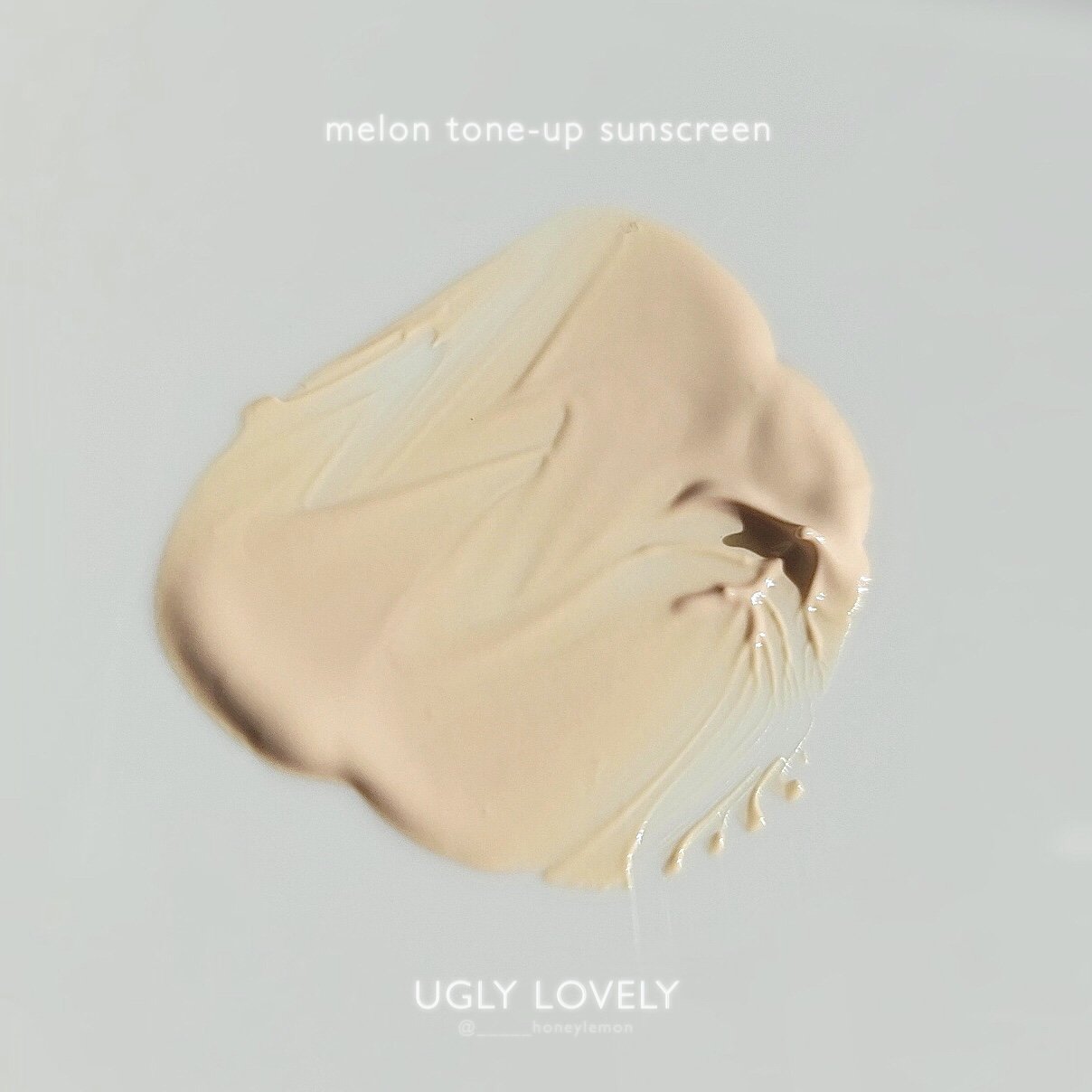 メロントーンアップ日焼け止め/UGLY LOVELY/日焼け止めローションを使ったクチコミ（3枚目）